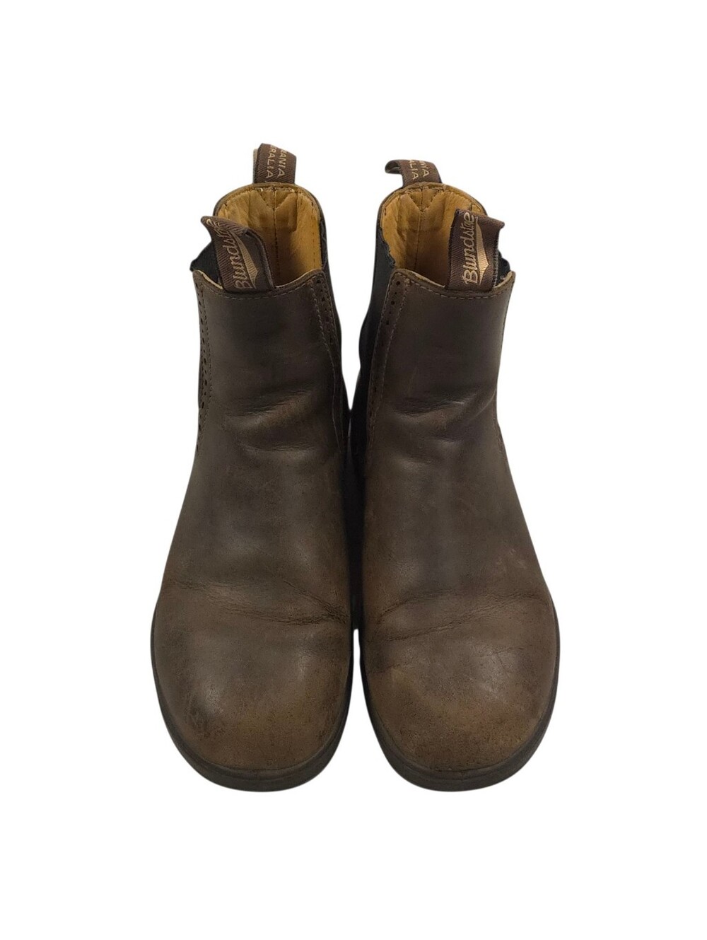 Blundstone #1351 Rustic Brown Leather High Top Chelsea Ankle Boots US 6/UK 3